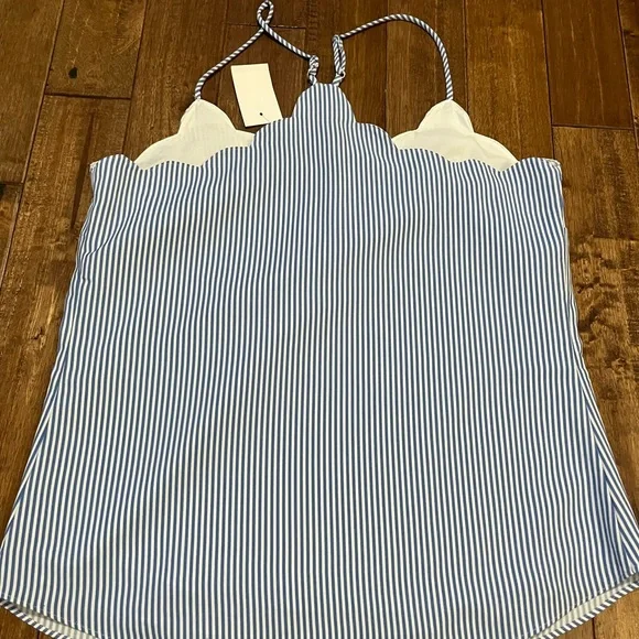 J Crew Pinstripe Cami Size 4 NWT - Picture 4 of 6